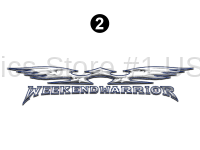 Omega RV - 2017-2019 Weekend Warrior - Side Weekend Warrior Logo