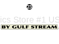By Gulf Stream Decal