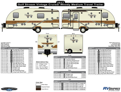 Gulfstream - Vintage - 2017 Vintage Cruiser Woody TT-Medium