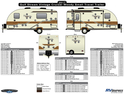 Gulfstream - Vintage - 2017 Vintage Cruiser Woody TT-Small