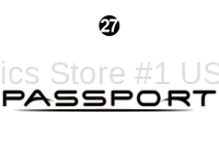 Passport - 2017 Passport Lg TT Grand Touring UltraLite - Side / Rear Passport Logo