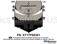 10 Piece 2017 Passport Grand Touring Lg TT Front Graphics Kit