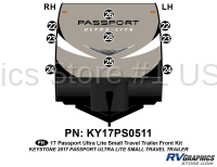 9 Piece 2017 Passport Grand Touring Small TT Front Graphics Kit