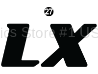 Spree - 2016 Spree TT-Travel Trailer Optional Decals - LX Logo