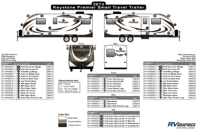 Keystone RV - Premier - 2013 Premier Sm TT-Travel Trailer