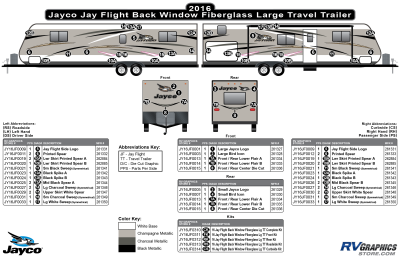 Jayco - Jay Flight - 2016 Jay Flight LgTT-Large Travel Trailer Fiberglass Backwindow