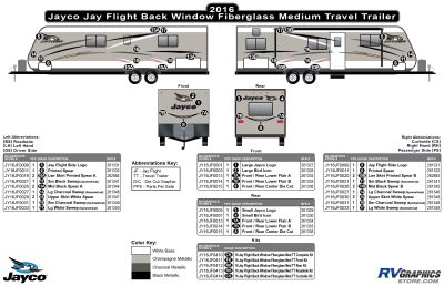 Jayco - Jay Flight - 2016 Jay Flight MedTT-Medium Travel Trailer Fiberglass Backwindow