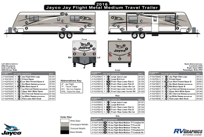 Jayco - Jay Flight - 2016 Jay Flight MedTT-Medium Travel Trailer Metal