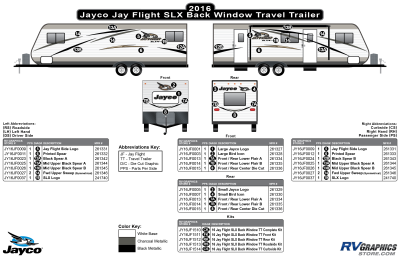 Jayco - Jay Flight - 2016 Jay Flight SLX Metal TT-Travel Trailer Backwindow