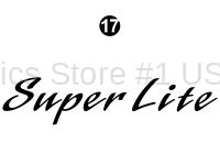 Spree - 2014 Spree Optional Decals - SuperLite Logo