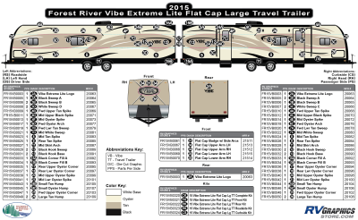 Forest River - Vibe - 2015 Vibe Extreme Lite Flat Cap TT