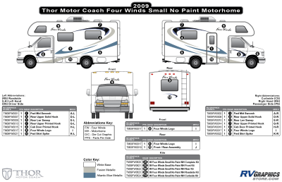 Thor Motorcoach - Four Winds - 2009-2010 Four Winds Class C Small Motorhome No Paint