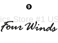 Four Winds - 2009-2010 Four Winds Class C Lg Motorhome No Paint - Four Winds Logo