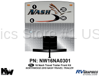 2016 Nash Travel Trailer Front Graphics Kit
