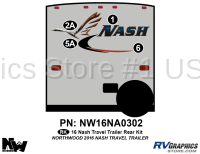 Nash - 2016 Nash TT-Travel Trailer - 2016 Nash Travel Trailer Rear Graphics Kit