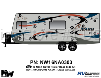 Nash - 2016 Nash TT-Travel Trailer - 2016 Nash Travel Trailer Roadside Graphics Kit