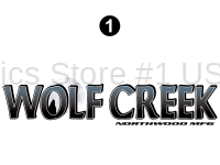 Wolf Creek - 2011-2012 Wolf Creek Camper - Front / Side Wolf Creek logo
