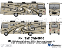 72 Piece 2015 Windsport MH Windswept Complete Graphics Kit