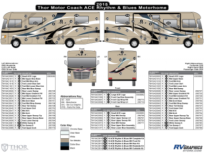 Thor Motorcoach - ACE - 2015-2016 ACE MH-Motorhome Rhythm & Blues  (Blue) Version