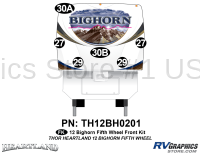 Bighorn - 2012 Bighorn FW-Fifth Wheel - 2012 Bighorn Fifth Wheel Front Graphics Set