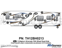 2012 Bighorn Silverado Fifth Wheel Roadside Graphics Set