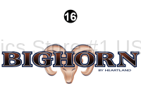Bighorn - 2011 Bighorn Titanium Editon FW-Fifth Wheel - Side Bighorn Logo