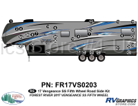 32 Piece 2017 Vengeance SS Fifth Wheel Roadside Graphics Kit