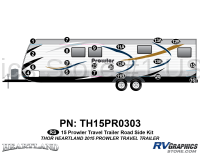 20 Piece 2015 Prowler Travel Trailer Roadside Graphics Kit
