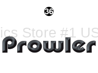 Prowler - 2016 Prowler TT-Travel Trailer - Rear Prowler Logo