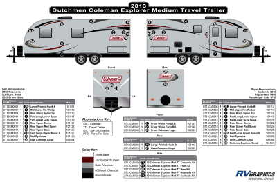 Dutchmen - Coleman - 2013-2014 Coleman Explorer Medium Travel Trailer