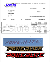 1 Piece 2018 PowerLite logo qt