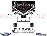 7 Piece 2017 Spartan Fifth Wheel Front Graphics Kit