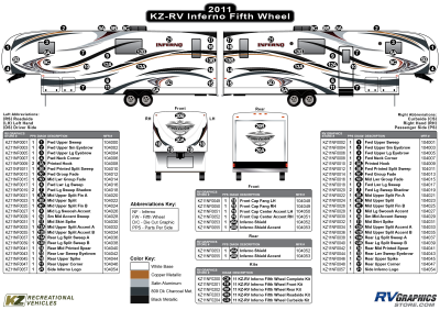 KZ RV - Inferno - 2011-2012 Inferno FW-Fifth Wheel