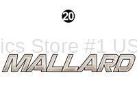 Mallard - 2016 Mallard Medium Travel Trailer - Front Mallard Logo