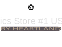 Front By Heartland Decal