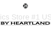 Mallard - 2016 Mallard Large Travel Trailer - Rear By Heartland Logo