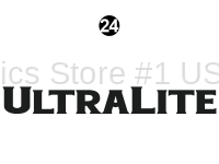 Mallard - 2017-2018 Mallard Small Travel Trailer Gray Cap - Side UltraLite Logo