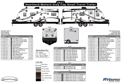 Heartland - Mallard - 2017-2018 Mallard Small Travel Trailer Gray Cap