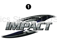 Impact - 2012 Impact TT-Travel Trailer - Front / Rear Impact Logo