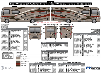 Thor Motorcoach - Windsport - 2013 Windsport MH-Motorhome-Autumn Fire