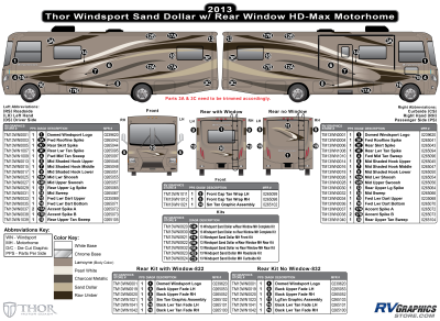 Thor Motorcoach - Windsport - 2013 Windsport MH-Motorhome-Sand Dollar