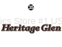 Side / Rear Heritage Glen Logo