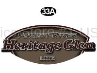 Heritage Glen - 2016 Heritage Glen TT-Travel Trailer-Hyper-Lyte - Front Cap Badge Upper