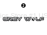 Grey Wolf - 2019 Grey Wolf TT-Travel Trailer - Side Grey Wolf  Logo