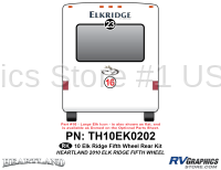 Elkridge - 2010 Elkridge FW-Fifth Wheel - 2 Piece 2010 Elkridge Fifth Wheel Rear Graphics Kit