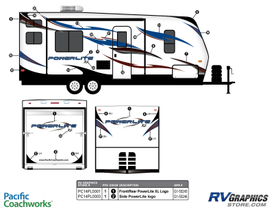 Pacific Coachworks - Powerlite - 2014 PowerLite TT-Travel Trailer