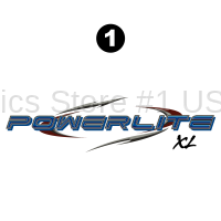 Powerlite - 2014 PowerLite TT-Travel Trailer - Front-Rear PowerLite XL Logo