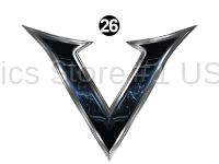 Front / Rear "V" Emblem