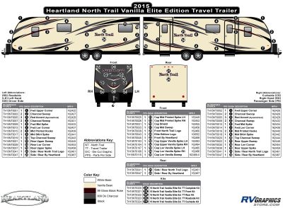 Heartland - North Trail - 2015 North Trail Vanilla Wall Elite Edition TT-Travel Trailer