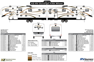 KZ RV - Durango - 2012 Durango  FW-Fifth Wheel